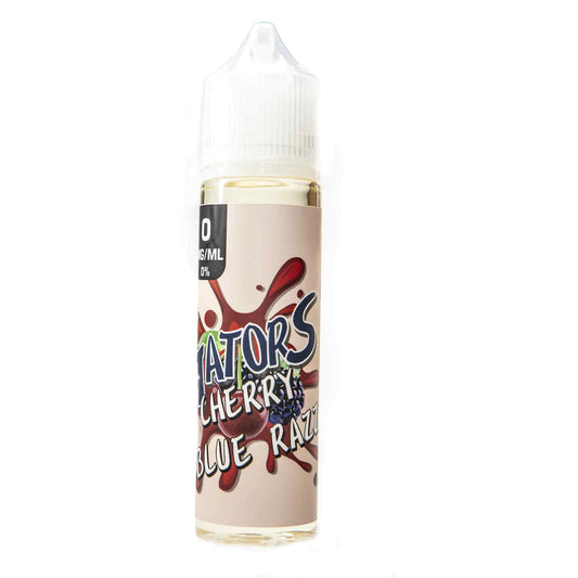 Cherry Blue Razz 60ml Nicotine free Gators Nic Salts