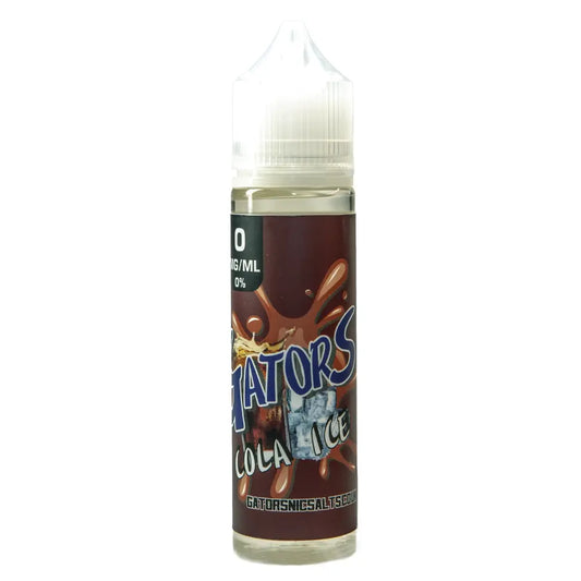 Cola Ice Zero Nicotine Vape Gators Nic Salts 60ml